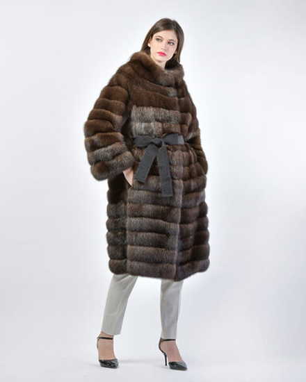 Шуба из меха соболя