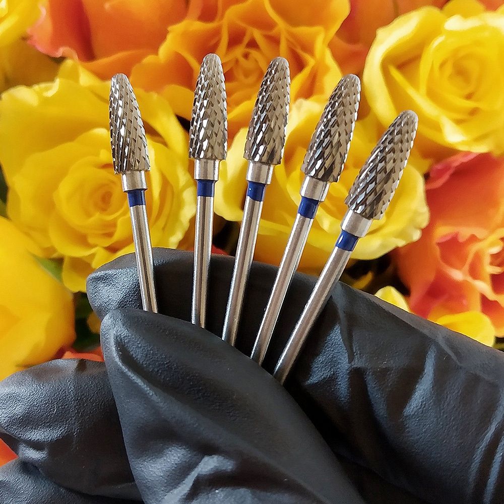 Кристалл Твердосплавная фреза Кукуруза d5мм, синяя