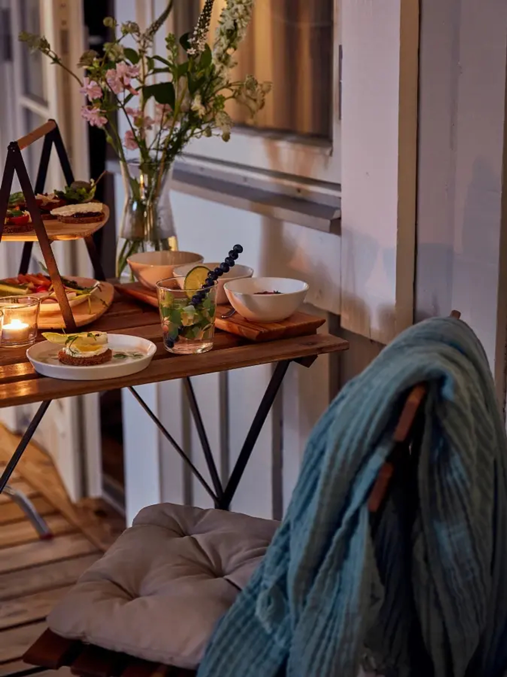 Складной комплект стула и стола - TÄRNÖ /TАRNО IKEA/ТЭРНО ИКЕА, коричневый