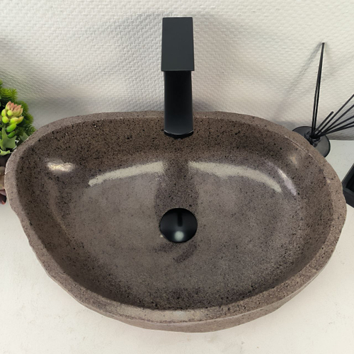 Раковина из речного камня RS-65011 52*34*15 0857