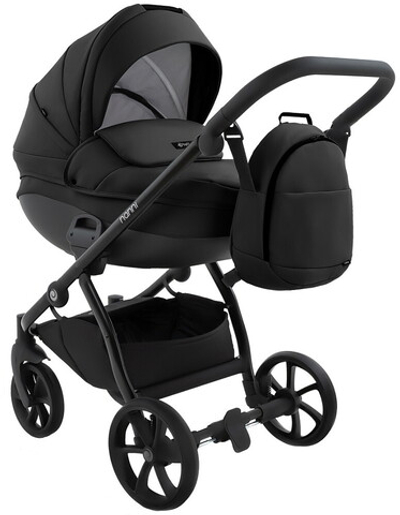 Детская коляска Tutis Nanni 7 Кожа 3 в 1 1533399 Black