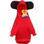 Кофта-толстовка для собаки «Ушастик» с капюшоном, размер L (20*36*26см) цвет красный Ultramarine