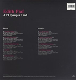 Edith Piaf / A l'Olympia 1961 (LP)
