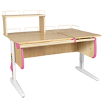 Растущая парта Дэми СУТ 25 с задними полками СУТ.15.210 и СУТ.15.240 (1200×880 мм)