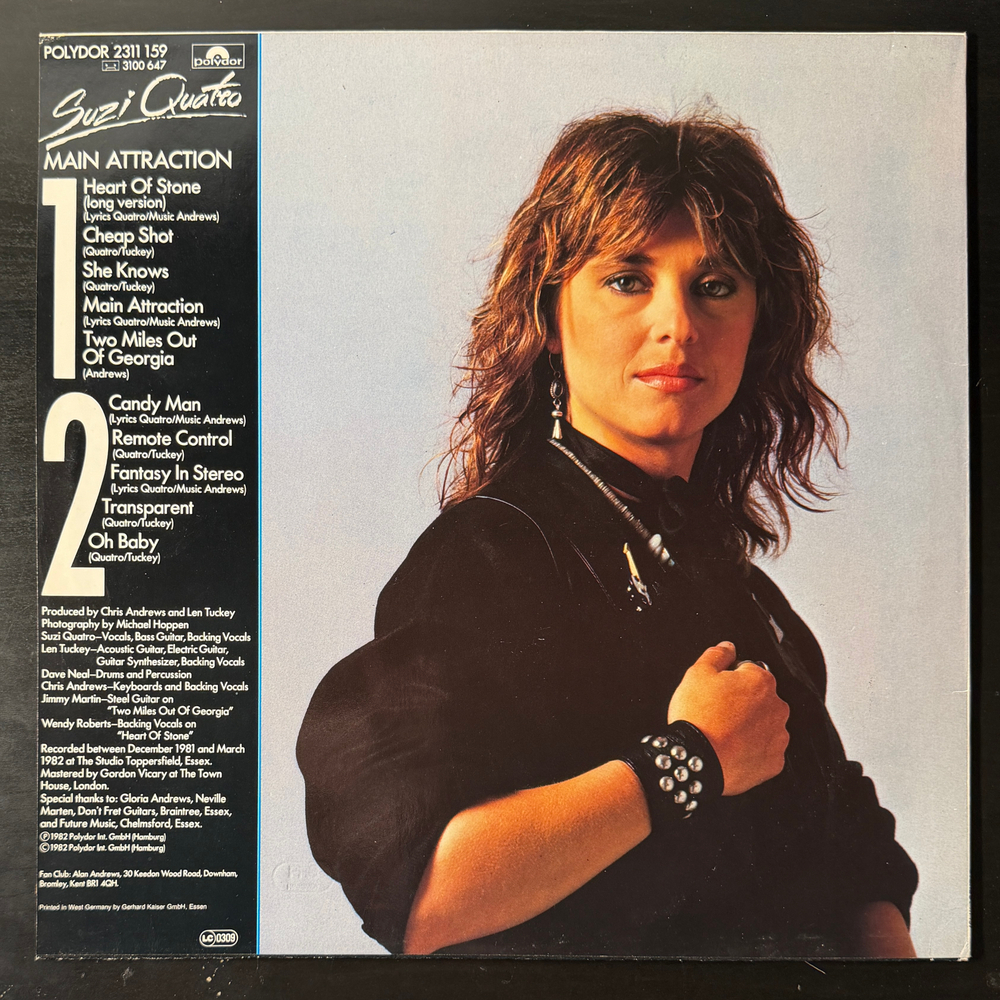 Suzi Quatro ‎– Main Attraction (Германия 1982г.)