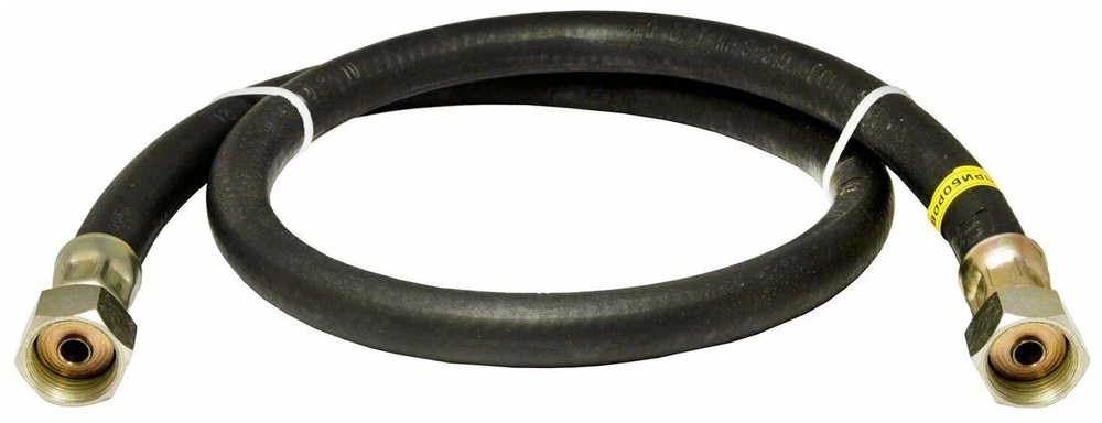 Шланг газовый 4,0 м ГИГАНТ резина 3/4" гайка-гайка, 16 мм (черный)