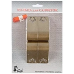 Комплект колец для салфеток 4шт золото