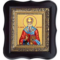 Ипатий епископ Гангрский чудотворец. Икона на холсте.
