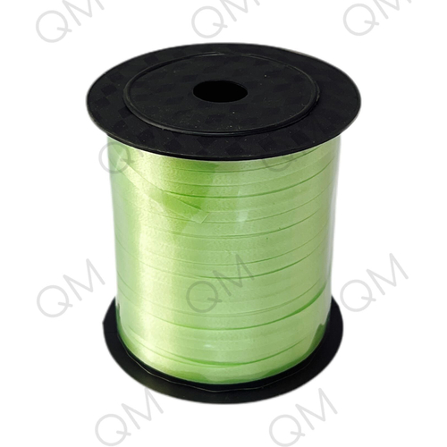 Лента декоративная матовая 0,5 см х 225 м (салатовый)