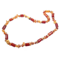 Бусы "Нуга" янтарь