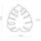 Настенный светильник TK Lighting 1354 Monstera White