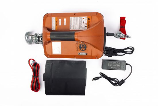 Лебедка электрическая переносная TOR SQ-04 250 кг 8,0 м 220 В с пультом