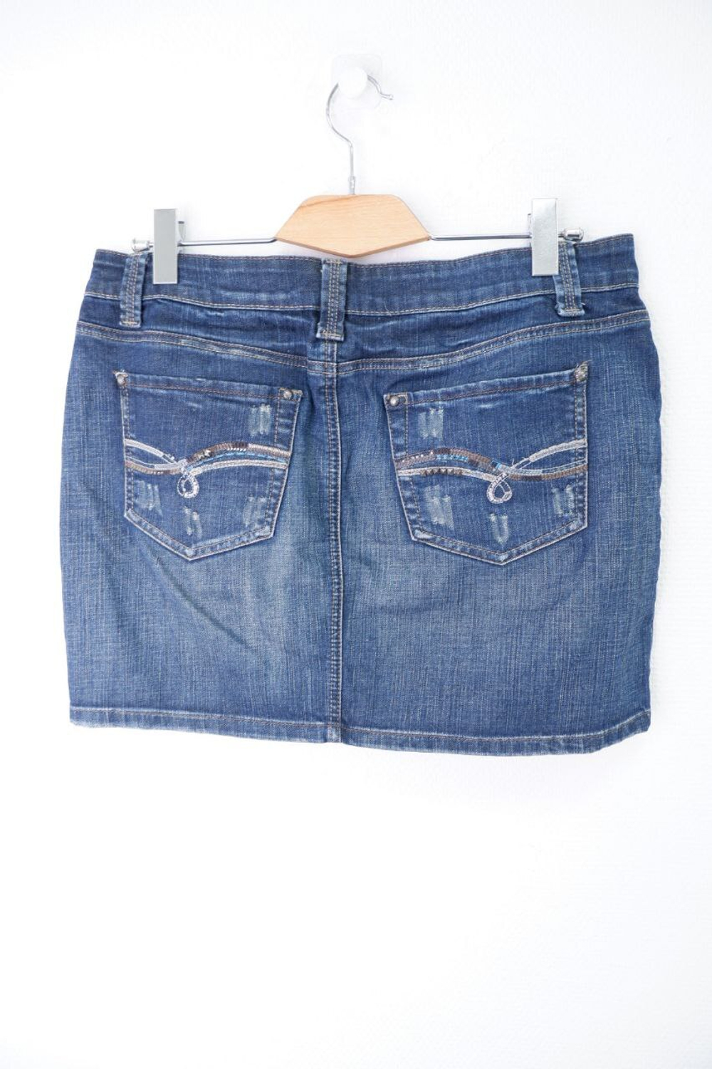 Юбка темная джинсовая 50 размер