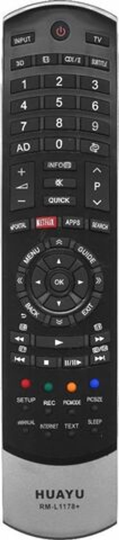 Универсальный пульт RM-L1178+ для телевизоров Toshiba / корпус CT-90405