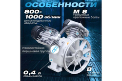 Голова компрессорная 380 л/мин, 2.2 кВт, 8 бар ECO AEP-22-380