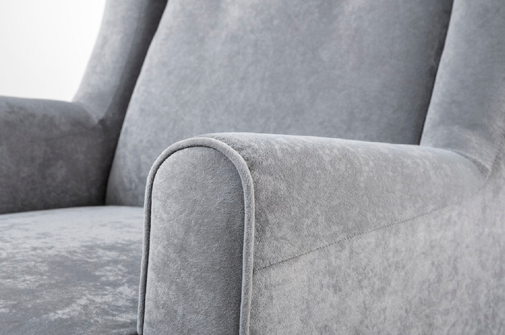 Кресло Плимут Серое