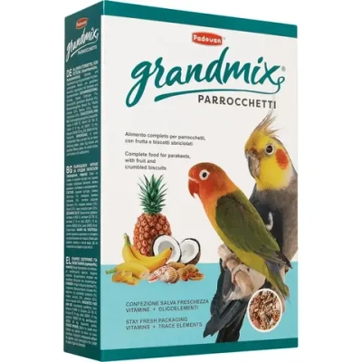 Padovan grandmix parrocchetti корм для средних попугаев комплексный основной - 850 г
