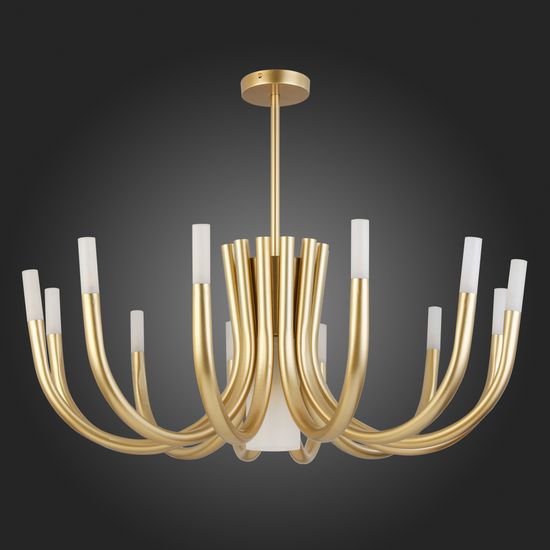 SL1173.202.13 Люстра потолочная ST-Luce Золотистый/Белый G4/E27 12+1*5+60W PAFE