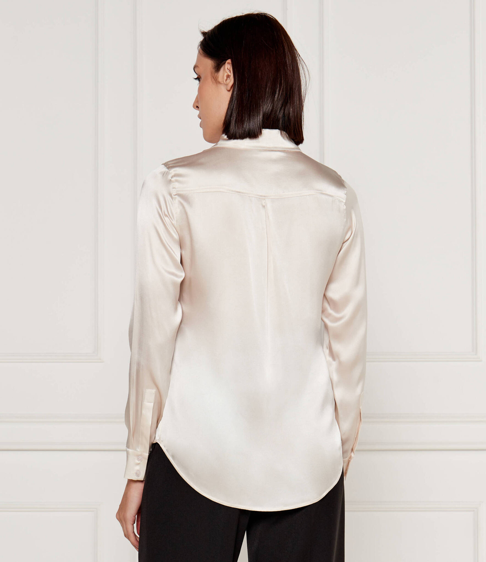 Шелковая рубашка Marciano Guess - экрю(4RGH24 9719Z)