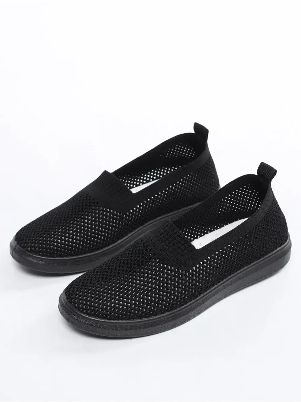 Мокасины летние текстильные