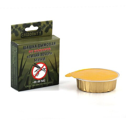 Шашка дымовая от комаров "Следопыт-тихий вечер" мини