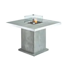 Стол-камин газовый Dining Table Grey, Сlifton