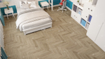 Каменно-полимерная напольная плитка Alpine Floor Chevron Дуб Ваниль Селект ECO 18-2