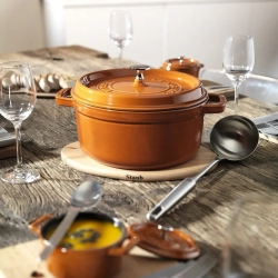 STAUB Чугунная кастрюля Cocotte 26 см 5,2 л черная