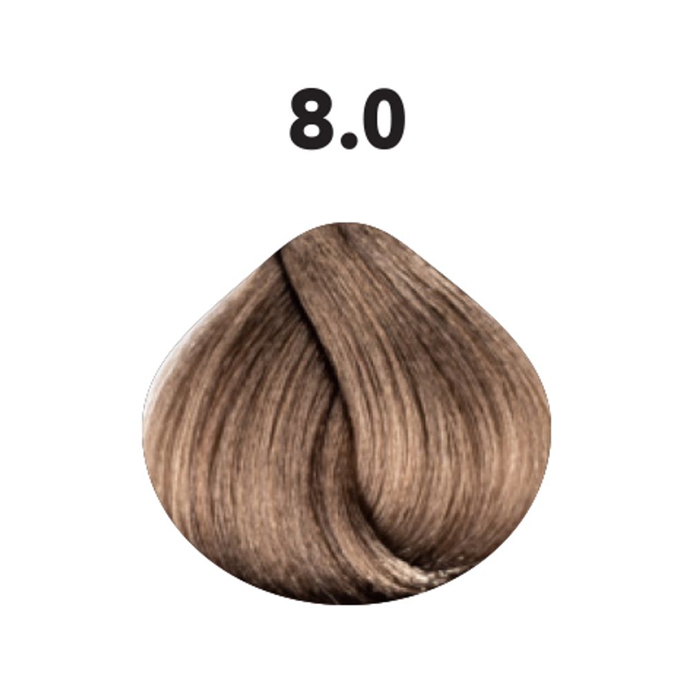 8.0 крем-краска KAARAL Baco Color Fast светлый блондин - 100 мл.