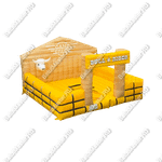 Надувной батут для аттракциона Родео "Дикое Родео", 5*5*3 м