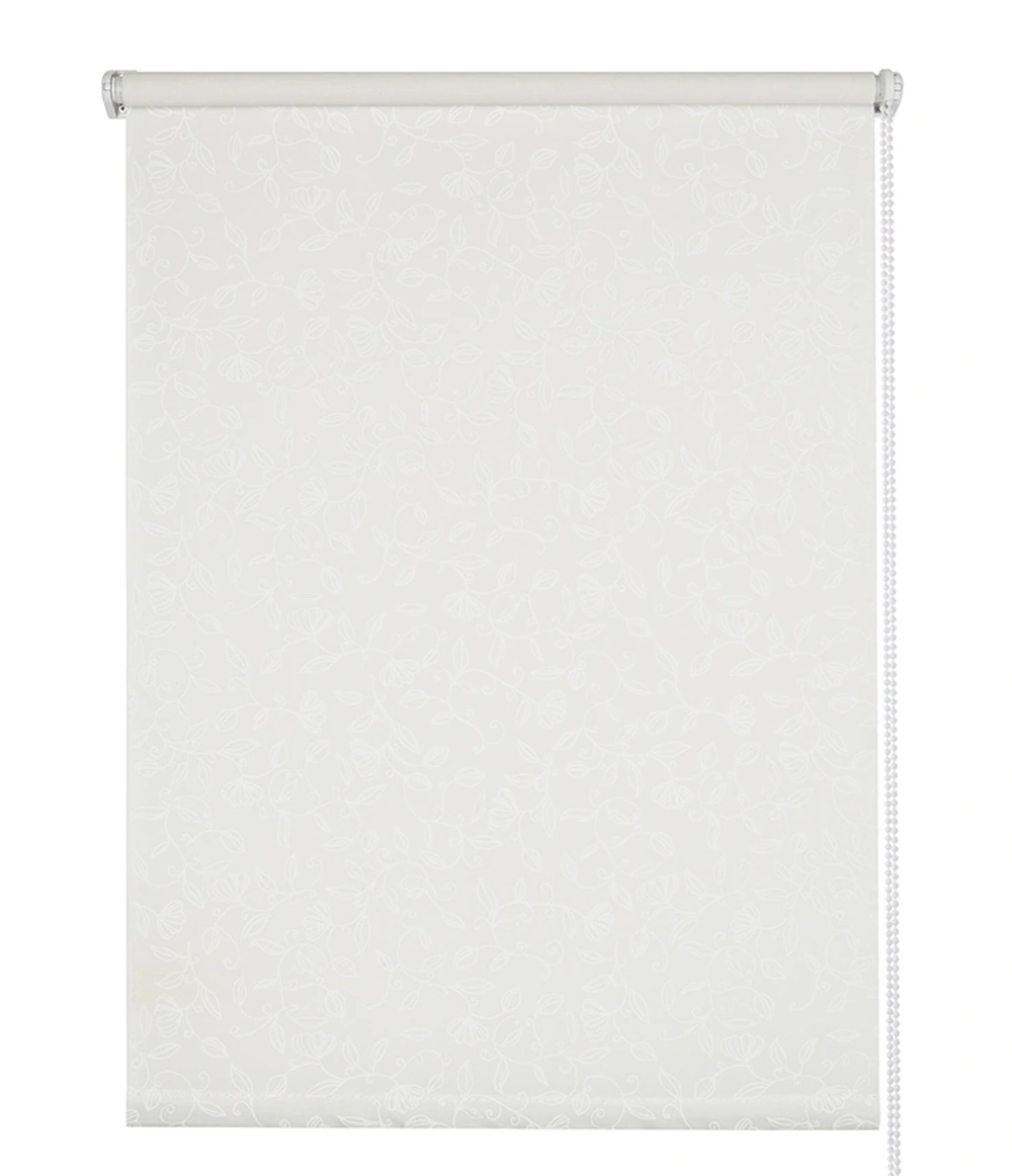 Рулонные шторы витражные Леона Белый