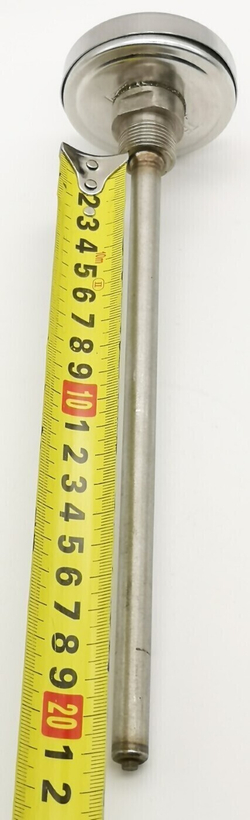Термометр биметаллический ТБ-1 (0+100) 200мм, 1.5 осевой