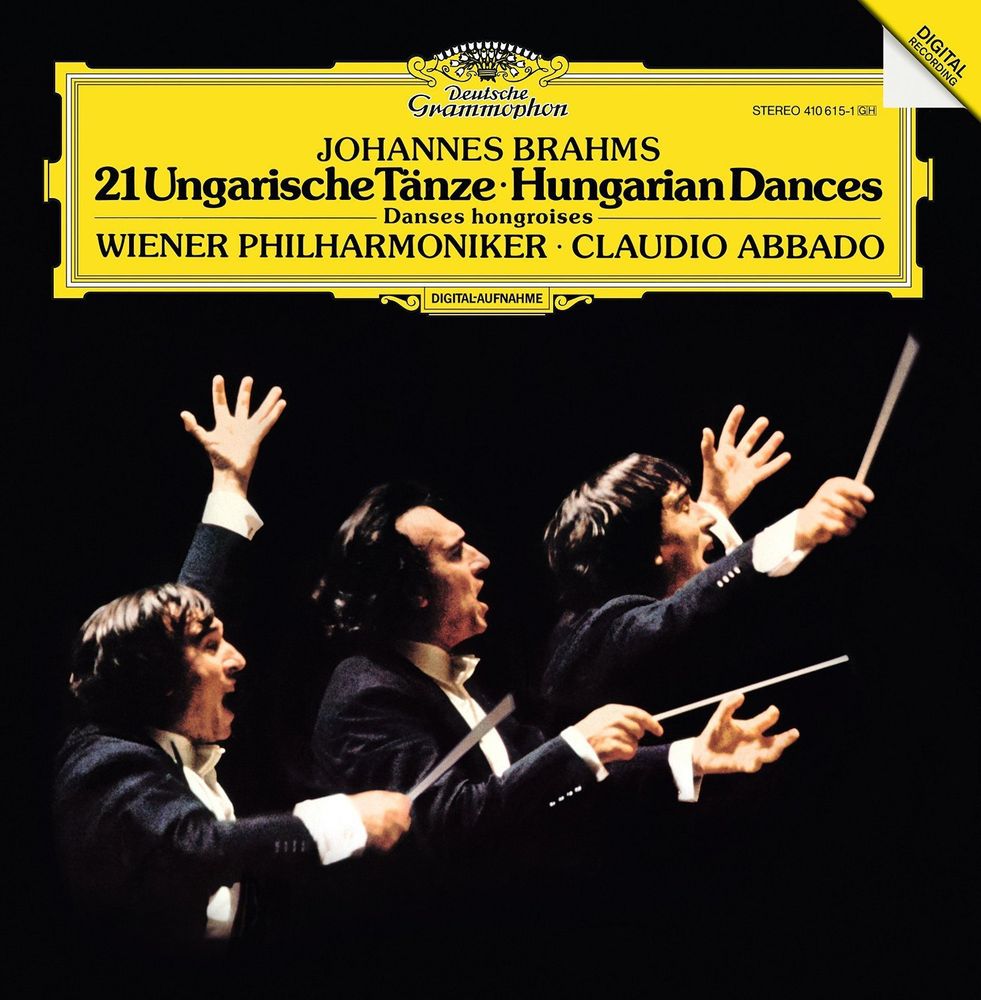 Johannes Brahms, Wiener Philharmoniker, Claudio Abbado / 21 Hungarian Dances (LP)