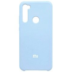 Силиконовый чехол Silicone Cover для Xiaomi Redmi Note 8 (Голубой)