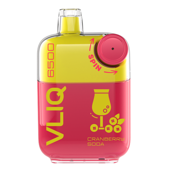 ОЭС (М) VLIQ Q SPIN 6500 Cranberry Soda (Клюквенная сода)