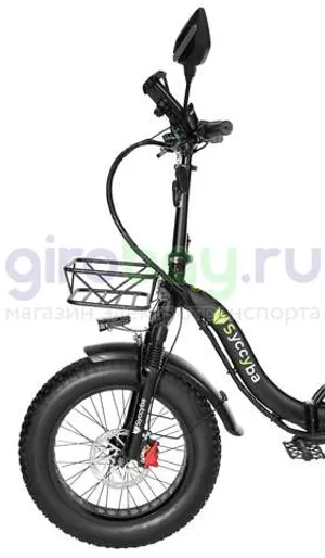 Электровелосипед Syccyba F11 Pro Dual 48V/15Ah (полный привод) - Черный обод фото №12