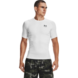 Мужское теннисное поло Under Armour Heatgear Comp T-Shirt Men - White, Black
