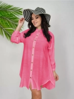 туника пляжная рубашка летняя на пуговицах