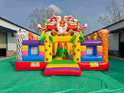 Коммерческий надувной батут «Тигриная страна 6», 10*6*5,5 м