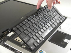 Замена клавиатуры на ноутбуке Packard Beel