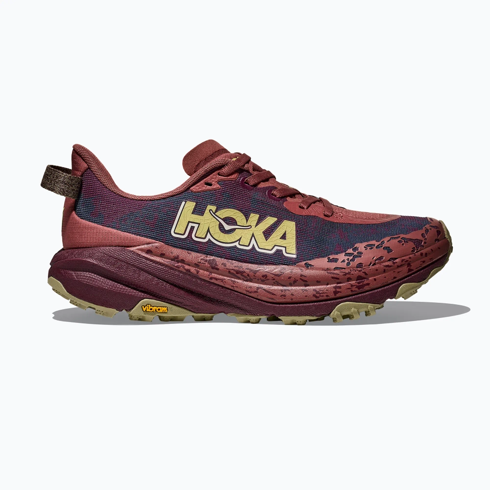 Женские кроссовки для бега HOKA Speedgoat 6 rouge/black cherry