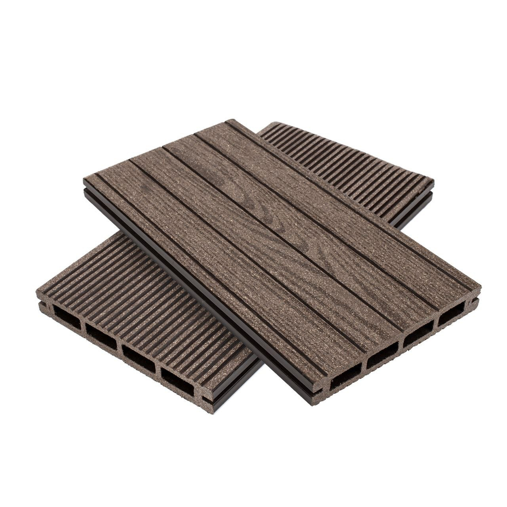 Террасная доска NanoWood "Lite" Дерево-Вельвет (Венге) (140х20х6000мм)
