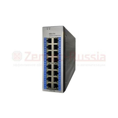 MES-316 16GE неуправляемый промышленный сетевой коммутатор, 16 портов