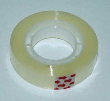 Клейкая лента 12*33, прозрачная, Фактория,12