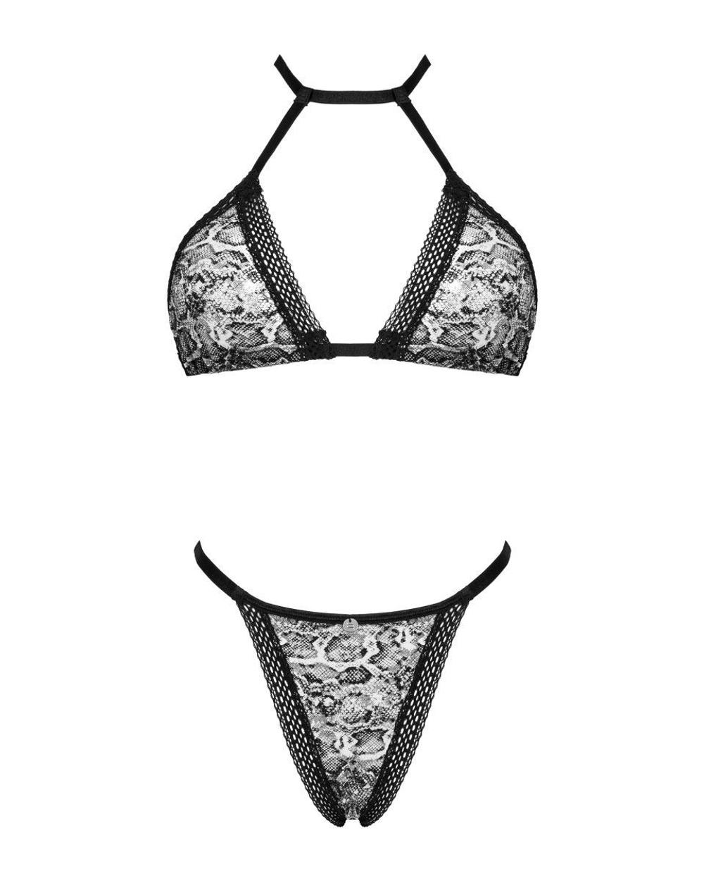 Комплект Xenita со змеиным принтом