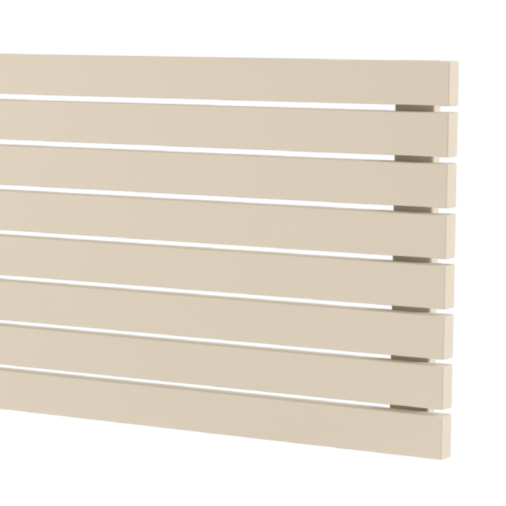 Радиатор WARMMET водяной напольный горизонтальный Flat 60 НN (W) БЕЖЕВЫЙ RAL1015
