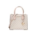 Michael Kors Mercer Messenger Medium Crossbody Bag Vanilla Powder Blush