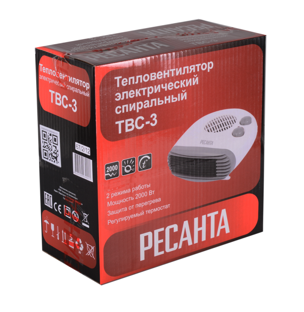 Тепловентилятор Ресанта ТВС-3