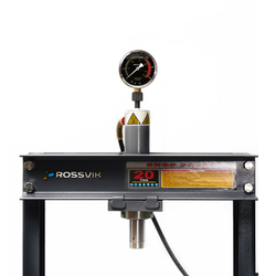 Пресс гидравлический 20 тонн, напольный, с педалью, цвет серый RAL 7016 ROSSVIK