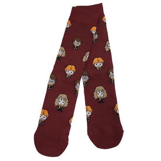 Носки Гарри Поттер "Гарри, Гермиона и рон" р-р 36-42 (бордовый)